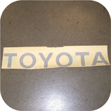 Toyota Pickup Truck Tailgate Letters Sticker RED Pickup Bed Vinyl Decal