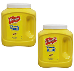 2 JARS French's 100% Natural Classic Yellow Mustard 105 oz FREE SHIP