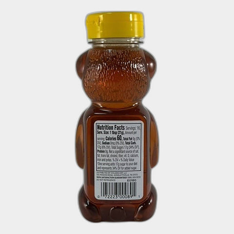 2 Bottles Clover Valley Honey Bear, 12 oz