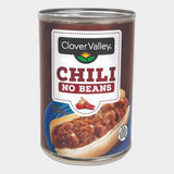 6 Cans Clover Valley Chili No Beans, 15 oz