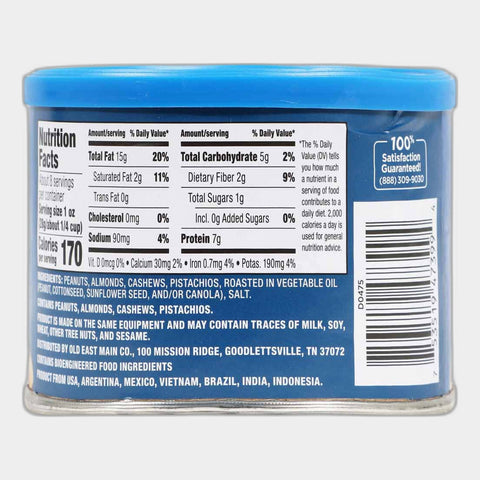 Clover Valley Salted Mixed Nuts with Pistachios, 8 oz