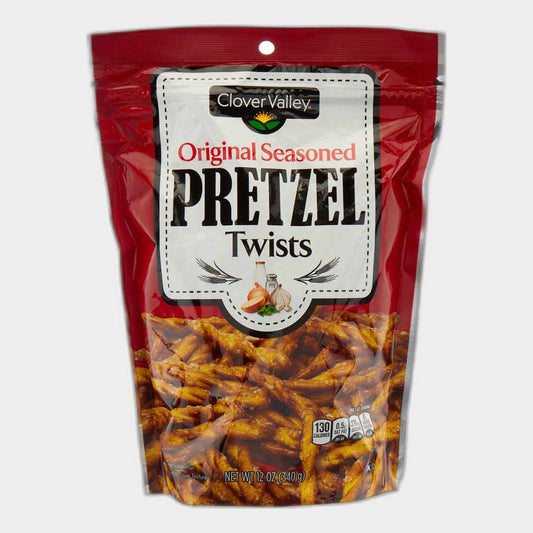 Clover Valley Original Seasoned Pretzel Twists, 12 oz