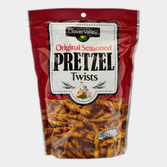 Clover Valley Original Seasoned Pretzel Twists, 12 oz