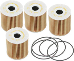 4 Oil Filters Volvo S40 S60 C70 S70 S80 V70 XC90 XC70-0