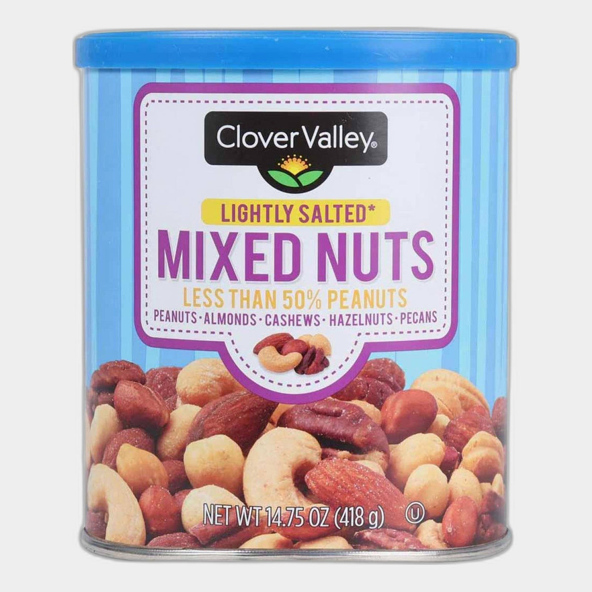 Clover Valley Salted Canned Mixed Nuts, 14.75 oz