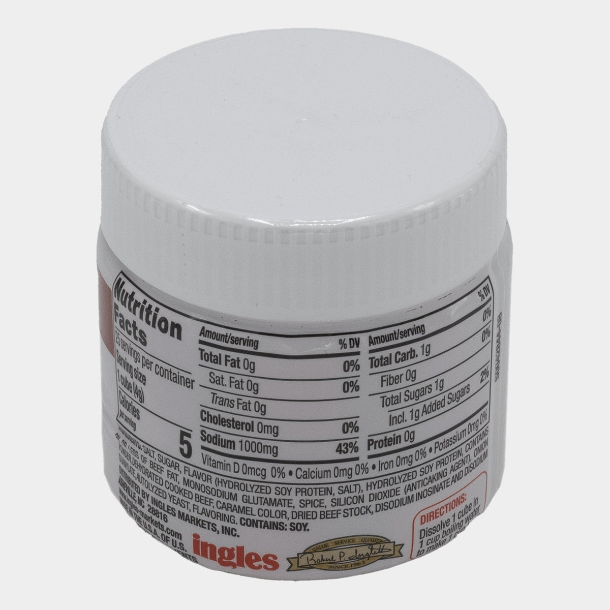 2 Jars Laura Lynn Beef Bouillon Cube, 3.25 oz