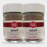 2 Jars Laura Lynn Beef Bouillon Instant, 4 oz