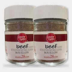 2 Jars Laura Lynn Beef Bouillon Instant, 4 oz