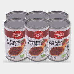 6 Cans Laura Lynn Tomato Paste, 12 oz