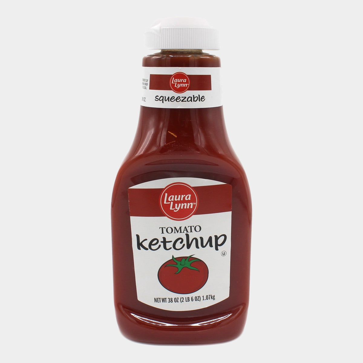 4 Bottles Laura Lynn Squeeze Ketchup, 38 oz