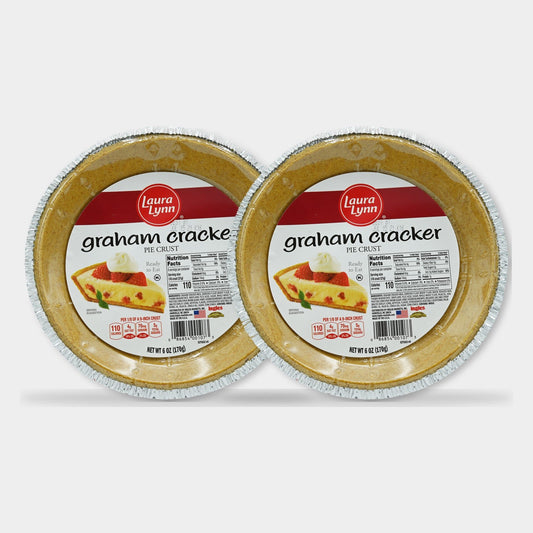 2 Packs Laura Lynn Graham Pie Shell, 6 oz