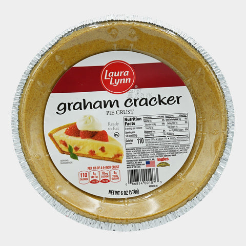 2 Packs Laura Lynn Graham Pie Shell, 6 oz