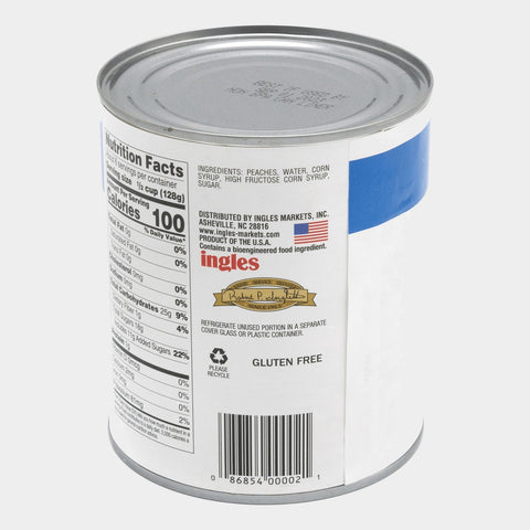 4 Cans Laura Lynn Peach Halves, 29 oz
