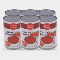 6 Cans Laura Lynn Tomato Sauce, 15 oz