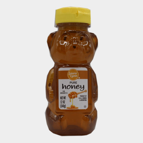 2 Bottles Laura Lynn Honey Bear, 12 oz