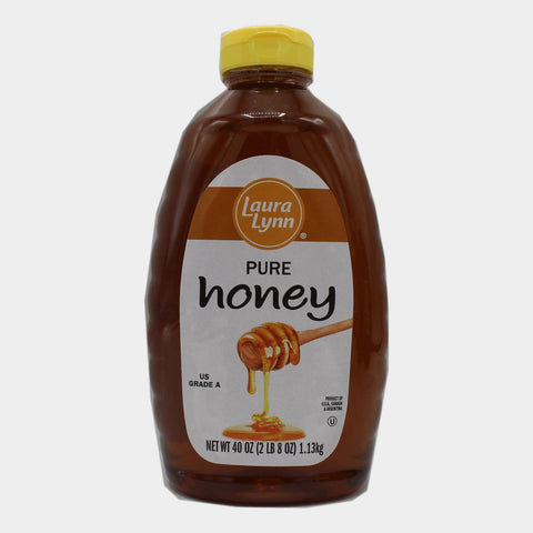 2 Jars Laura Lynn Clover Honey, 40 oz