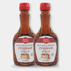 2 Bottles Laura Lynn Pancake & Waffle Syrup, 12 oz