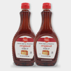 2 Bottles Laura Lynn Pancake & Waffle Syrup, 24 oz