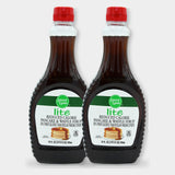 2 Bottles Laura Lynn Lite Pancake Syrup, 24 oz
