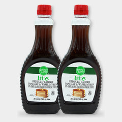 2 Bottles Laura Lynn Lite Pancake Syrup, 24 oz