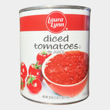 4 Cans Laura Lynn Diced Tomatoes, 28 oz