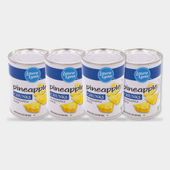 4 Cans Laura Lynn Pineapple Chunks, 20 oz
