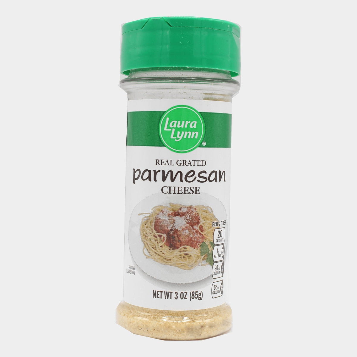 2 Containers Laura Lynn Grated Parmesan Cheese, 3 oz