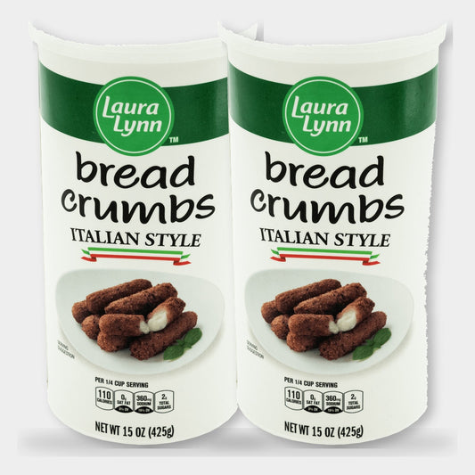2 Containers Laura Lynn Italian Style Bread Crumbs, 15 oz