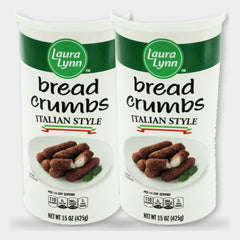 2 Containers Laura Lynn Italian Style Bread Crumbs, 15 oz