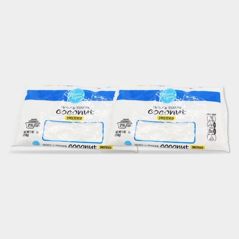 2 Bags Laura Lynn Coconut Flakes, 7 oz