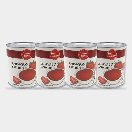 4 Cans Laura Lynn Tomato Sauce, 29 oz