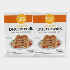 2 Boxes Laura Lynn Pancake & Waffle Mix Buttermilk, 32 oz