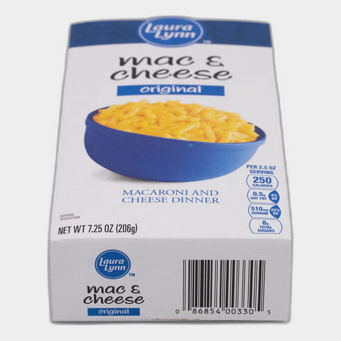 4 Boxes Laura Lynn Mac N Cheese Dinner, 7.25 oz