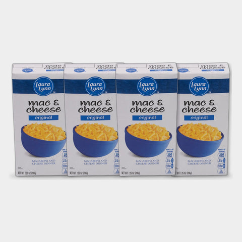 4 Boxes Laura Lynn Mac N Cheese Dinner, 7.25 oz