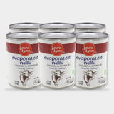6 Cans Laura Lynn Evaporated Milk, 12 oz