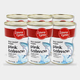 6 Cans Laura Lynn Pink Salmon, 14.75 oz