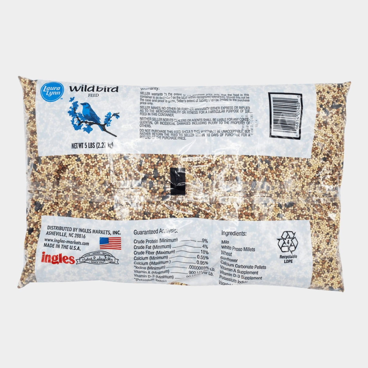 Laura Lynn Bird Seed 5 lb. Bag, 5 lb