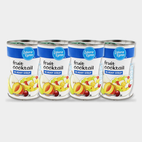 4 Cans Laura Lynn Fruit Cocktail, 15.25 oz