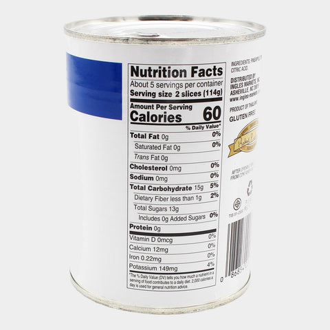 4 Cans Laura Lynn Sliced Pineapple in Juice, 20 oz