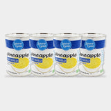 4 Cans Laura Lynn Crushed Pineapple in Juice, 20 oz