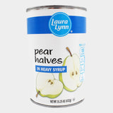 4 Cans Laura Lynn Pear Halves, 15.25 oz