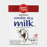2 Containers Laura Lynn Instant Dry Milk, 9.6 oz