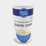 2 Canisters Laura Lynn Quick Oats, 42 oz