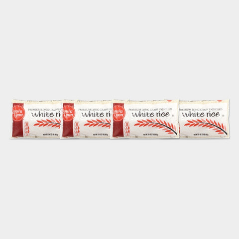 4 Bags Laura Lynn White Rice, 2 lb
