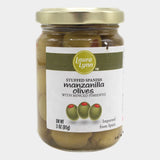 3 Jars Laura Lynn Stuffed Manzanilla Spanish Olives W/ Minced Pimento, 3 oz