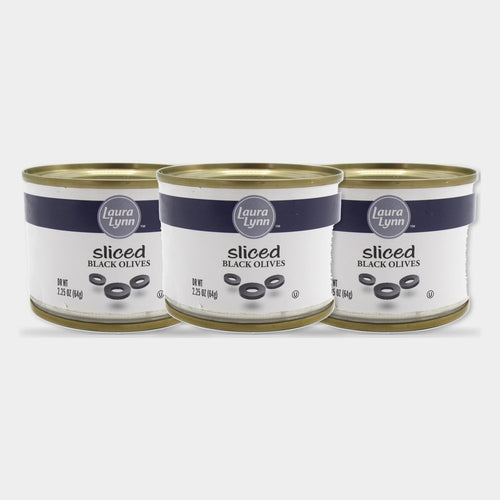 3 Jars Laura Lynn Sliced Ripe Olives, 2.25 oz