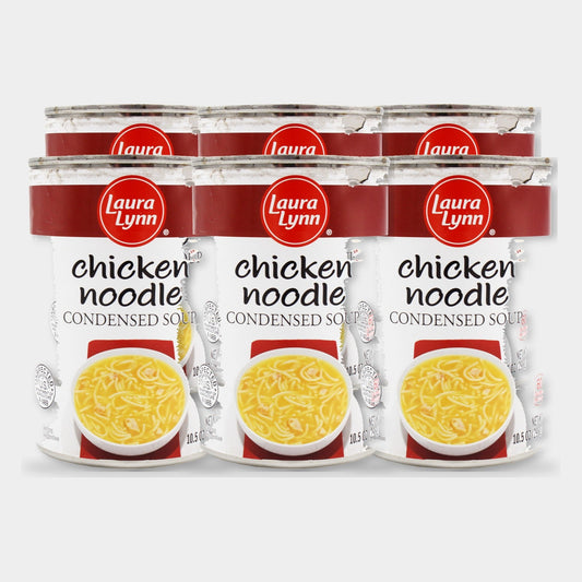 6 Cans Laura Lynn Chicken Noodle Soup, 10.5 oz