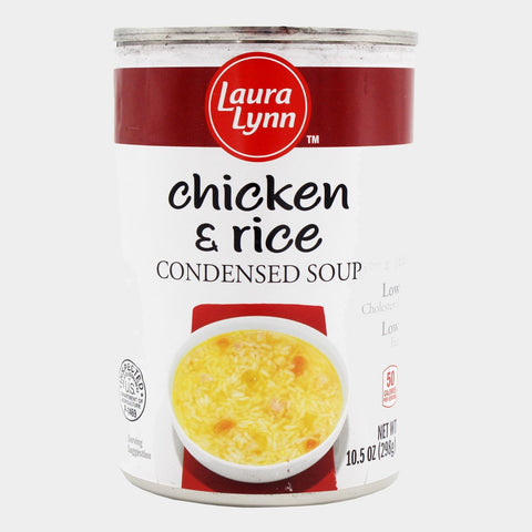 6 Cans Laura Lynn Chicken Rice Soup Condensed, 10.5 oz