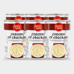 6 Cans Laura Lynn Cream of Chicken Soup Condensed, 10.5 oz