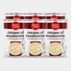 6 Cans Laura Lynn Cream of Mushroom Soup, 10.5 oz